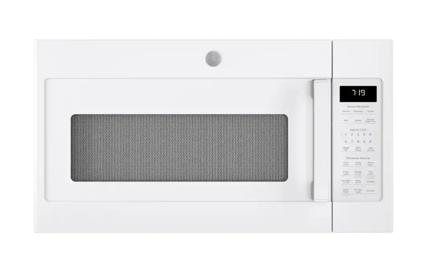 GE - 1.9 Cu. Ft. Over-the-Range Microwave with Sensor Cooking and Steam Cleaning - White Model: JVM7195DKWW