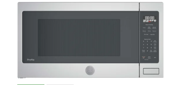 GE Profile PCST22U1WSS 2.2 cu. ft. Countertop Smart Microwave Oven with 1,100 Watts, Sensor Cooking, Express Cook,