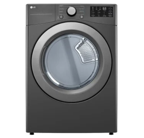 LG DLE3470M 27 Inch Electric Dryer with 7.4 Cu. ft. Capacity, 8 Dry Program, Dial-A-Cycle®, Wrinkle Care Option,