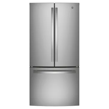 GE GWE19JYLFS 33 Inch Counter Depth French Door Refrigerator with 18.6 cu. ft