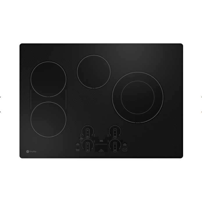 GE Profile PEP7030DTBB 30 Inch Electric Smart Cooktop with 4 Elements, Smooth Glass Surface,