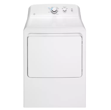 GE GTD33GASKWW 27 Inch Gas Dryer with 7.2 cu. ft. Capacity, 3 Dry Cycles, 3 Heat Selections, Timed Dry, Auto Dry, Up-Front Lint Filter