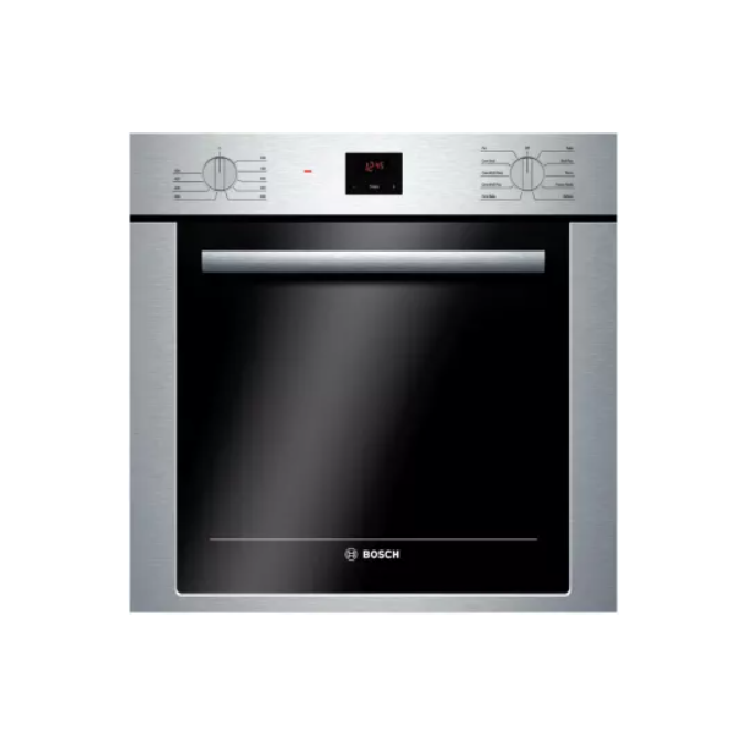 Bosch 500 Series HBE5451UC 24 Inch Single Electric Wall Oven with 2.8 cu. ft. Capacity, European Convection Cooking,