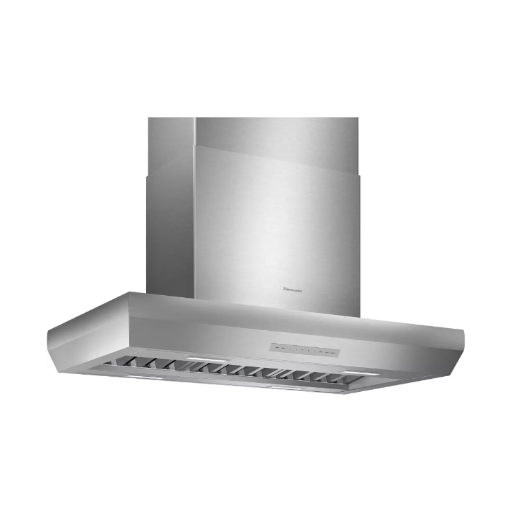 Thermador Professional Series HPIN42WS 42 Inch Island Mount Smart Range Hood with 4-Speed, Blower Sold Separately,