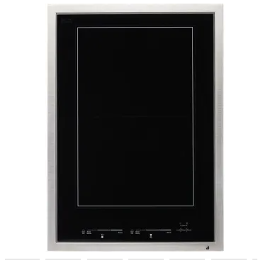 JennAir JIC4715GS 15 Inch Induction Cooktop with 2 Element Burners, Ceramic Glass Surface