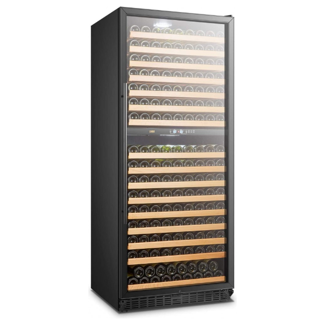 LANBO 287 BOTTLE DUAL ZONE WINE COOLER - LW306D