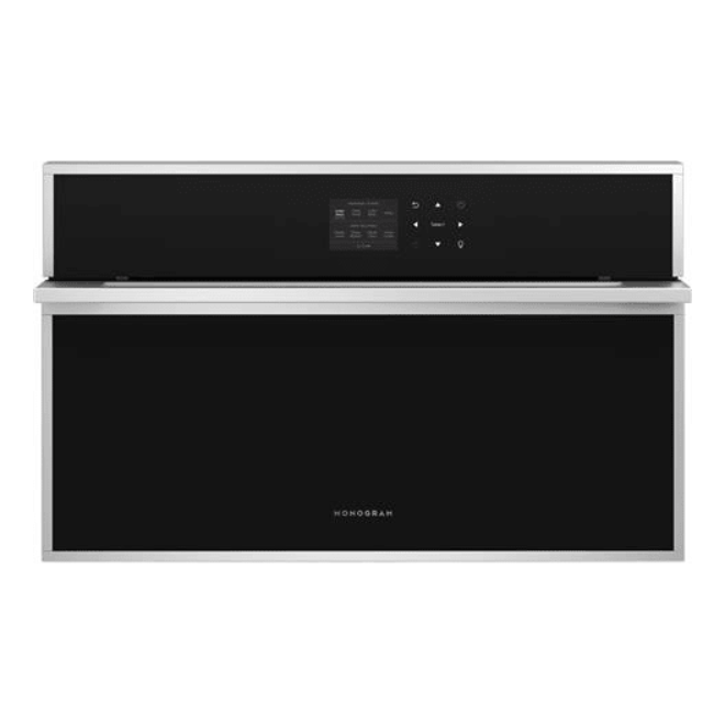 Monogram Minimalist Series ZMB9031SNSS 30 Inch Single Steam Electric Wall Oven with 1.3 Cu. Ft. Total Capacity,