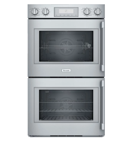 Thermador Professional Series POD302LW 30 Inch Double Convection Smart Electric Wall Oven with 9 cu. ft. Total Capacity, True Convection, Self-Clean, Meat Probe, and Sabbath Mode: Left Hinge