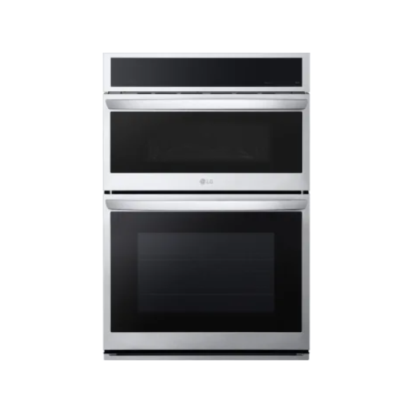 LG WCEP6427F 30 Inch Built-In Smart Combination Wall Oven with 6.4 cu. ft. Total Capacity, True Convection Oven, Air Fry, Steam Sous Vide