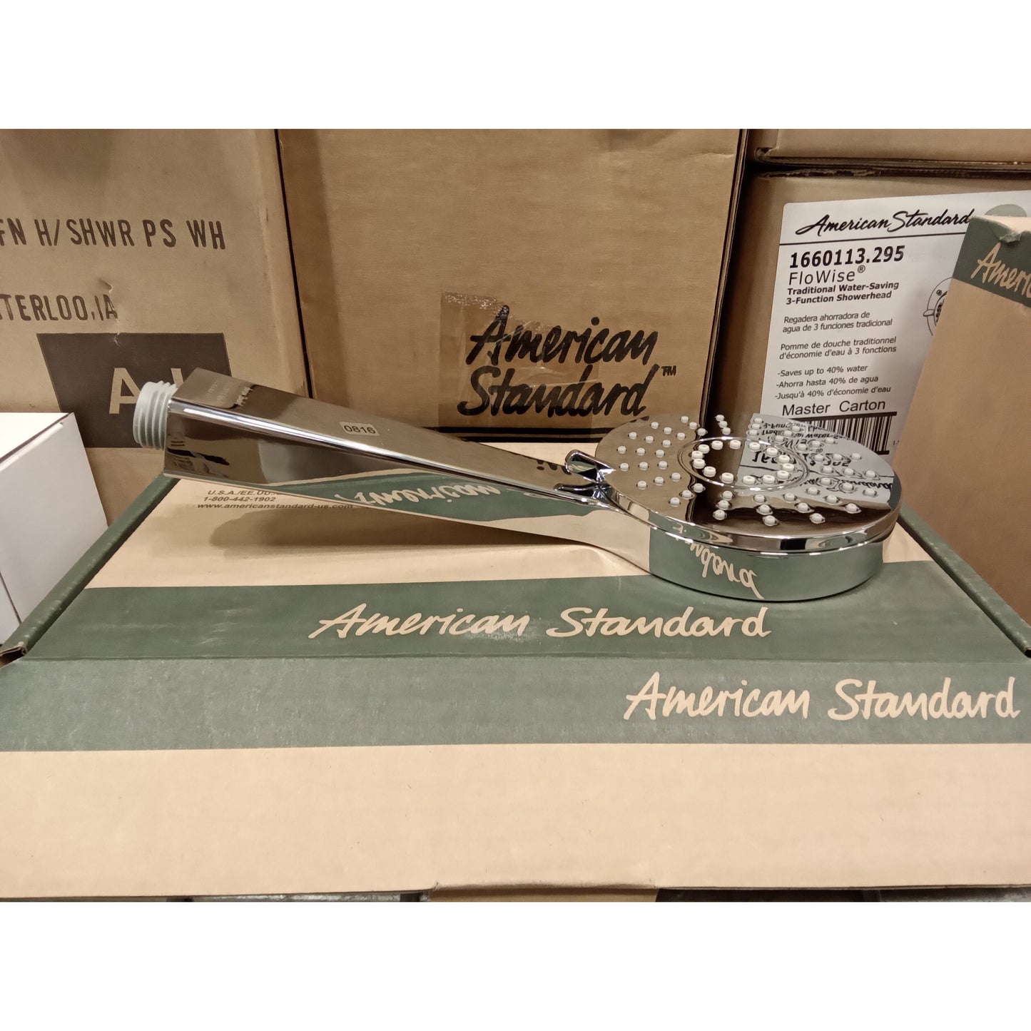 American Standard Barton™ Multi Function Hand Shower in Polished Chrome - No Hose