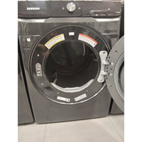 Samsung DVE45A6400V 7.5 cu. ft. Smart Dial Electric Dryer with Super Speed Dry in Brushed Black