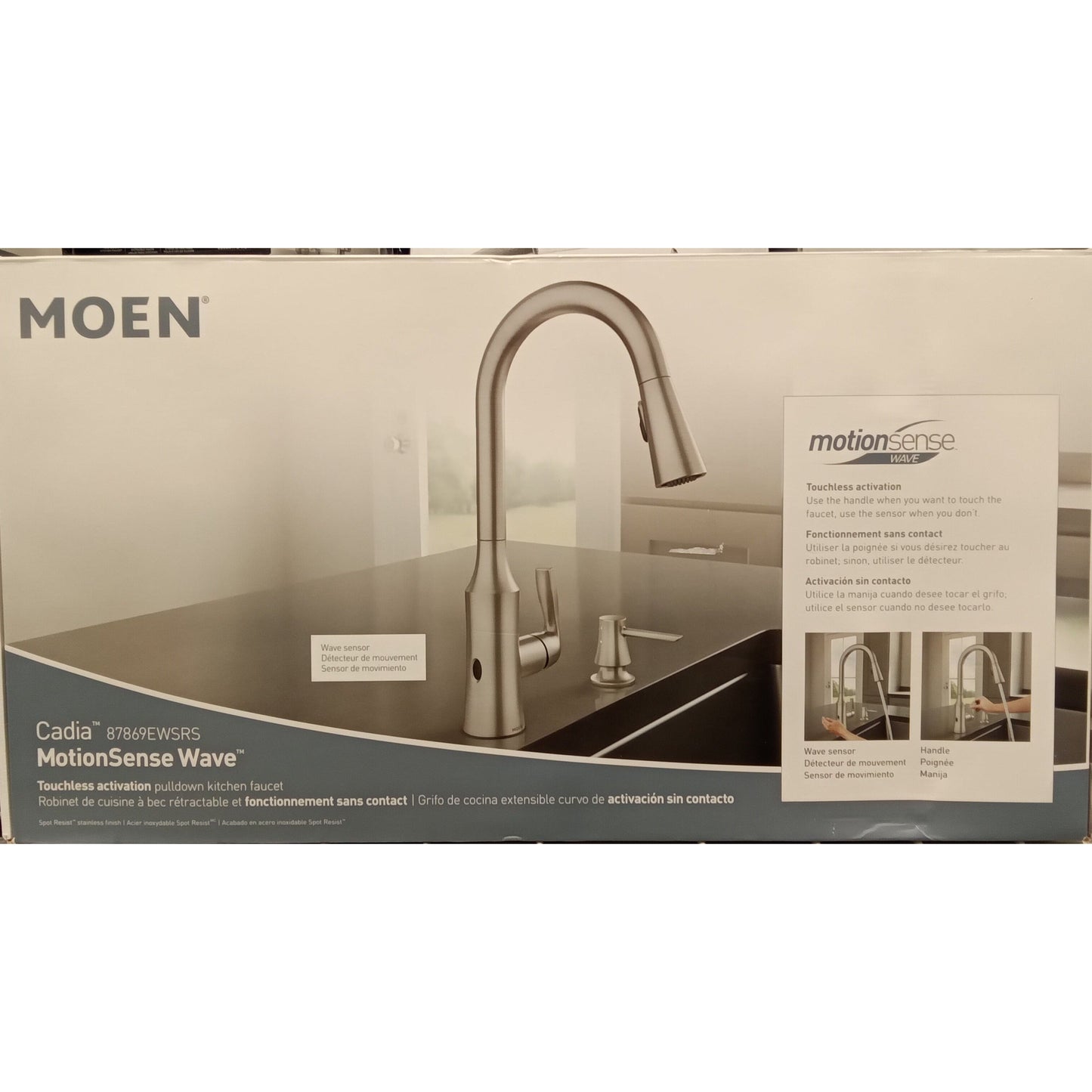 Moen Cadia MotionSense 87869EWSRS