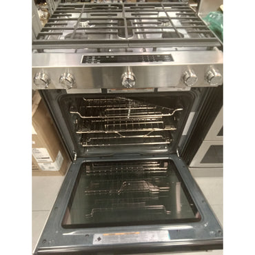 KitchenAid 30-Inch 5-Burner Dual Fuel Convection Slide-In Range with Baking Drawer M#KSDB900ESS