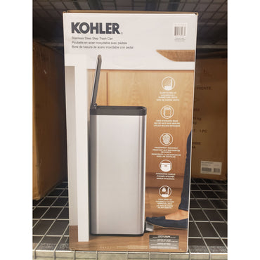 KOHLER STEP TRASH CAN 12.4GAL