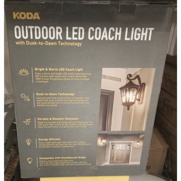 Koda outdoor led coach light