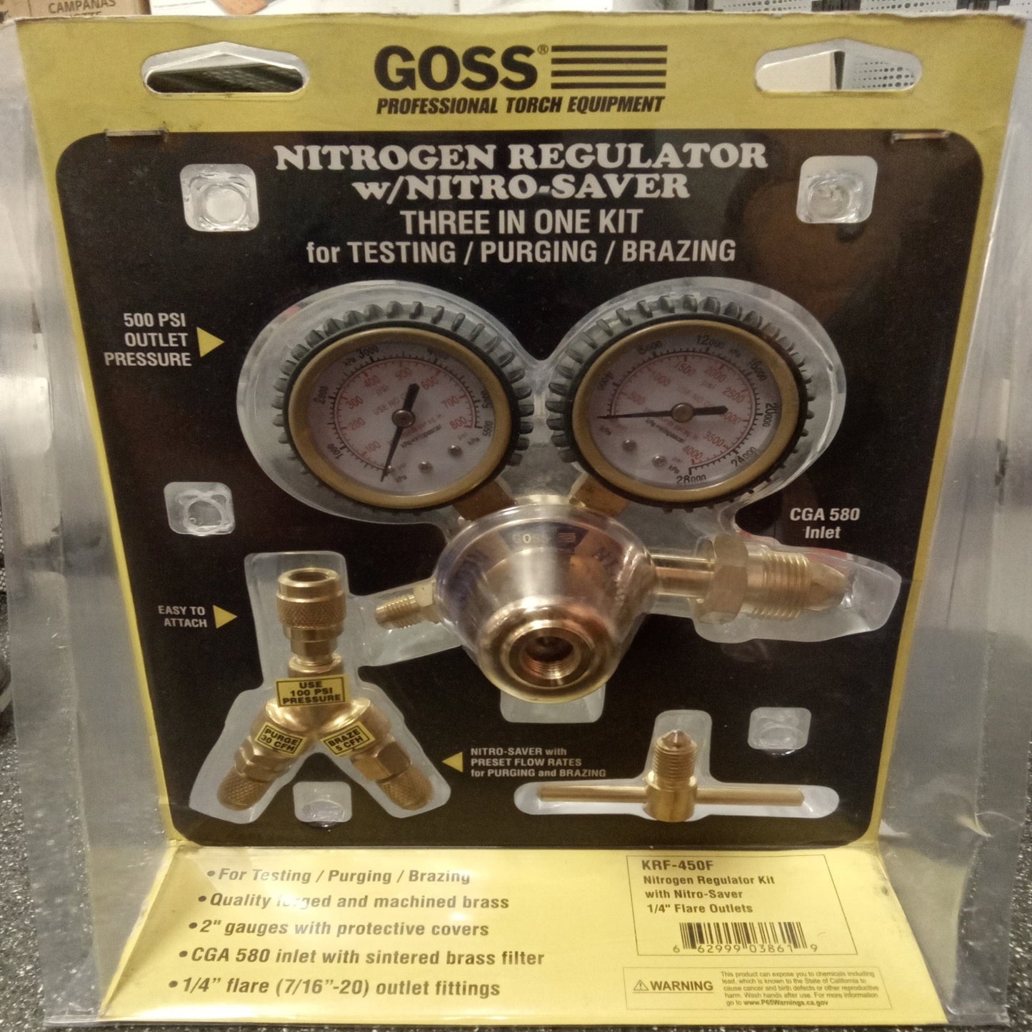 Gross nitrogen regulator nitro saver