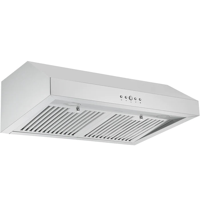 Ancona AN-1807 30in. Ducted Under Cabinet Range Hood in Stainless Steel