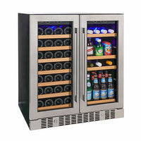 Wine Enthusiast 236 05 40 02 SommSeries 2 Door Dual Zone Wine and Beverage Center