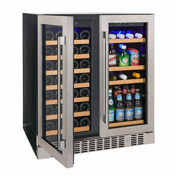 Wine Enthusiast 236 05 40 02 SommSeries 2 Door Dual Zone Wine and Beverage Center